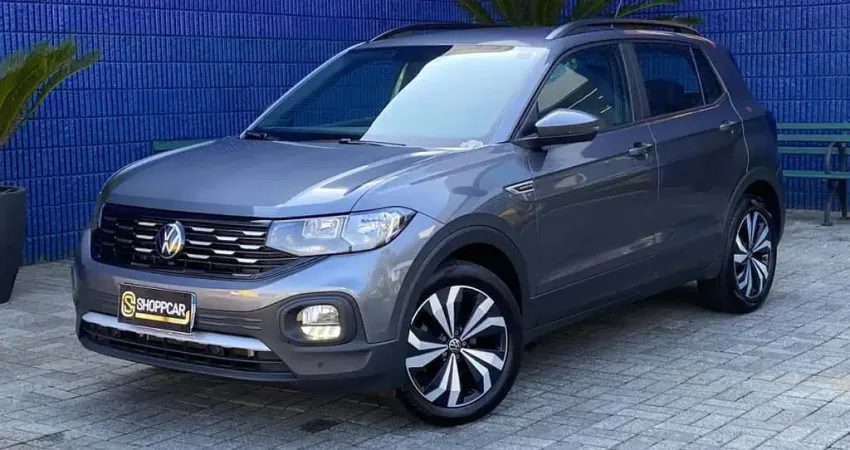 Volkswagen T-Cross Comfor. 200 TSI 1.0 Flex 5p Aut.  - Cinza - 2023/2024