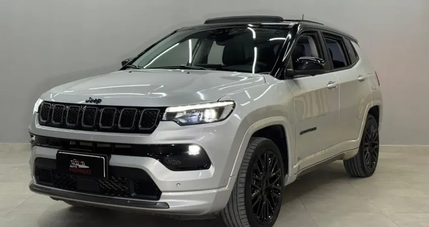 JEEP COMPASS S 4xe 2022 – HÍBRIDO, 4x4, TOP DE LINHA! ABSURDAMENTE COMPLETO