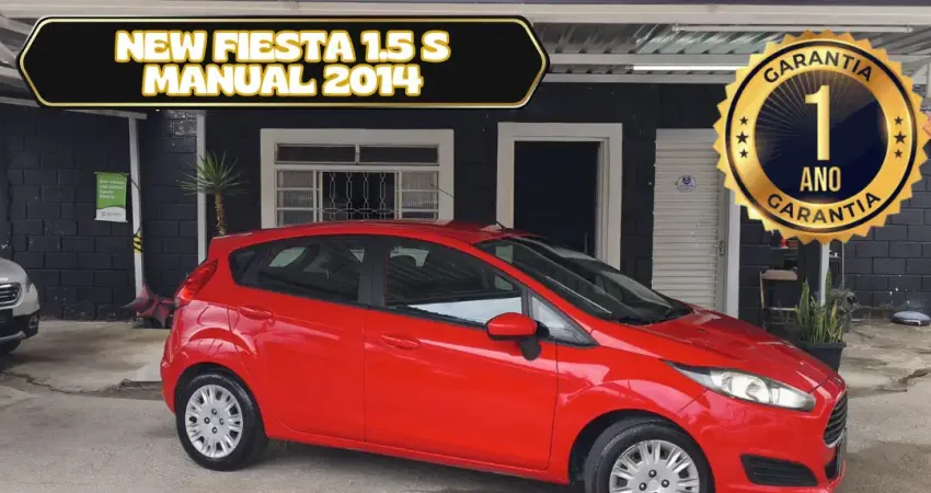 New Fiesta Hatch S 1.5 Manual 2013/2014 (Lindo Design e Econômico)