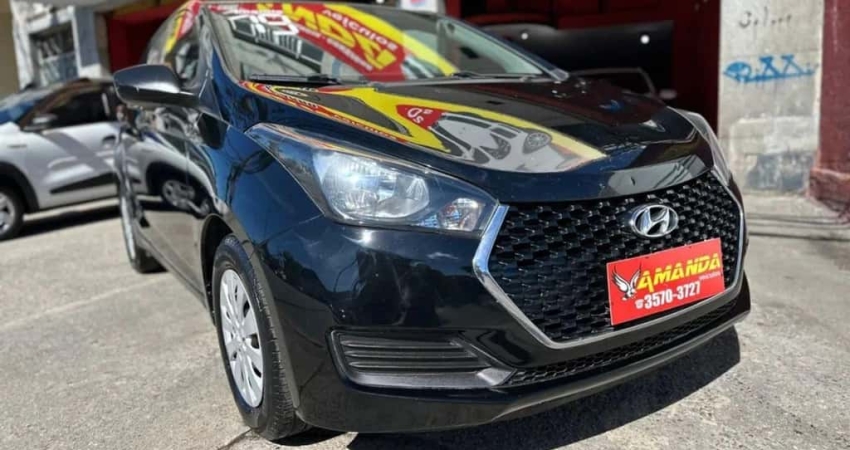 Hyundai HB20 UNIQUE 1.0 FLEX 12V MEC. - Preta - 2019/2019