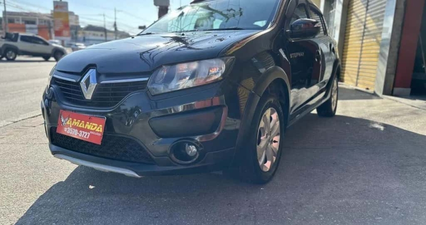 Renault Sandero STEPWAY DYNAMIQ. FLEX 1.6 16V 5P - Preta - 2019/2020