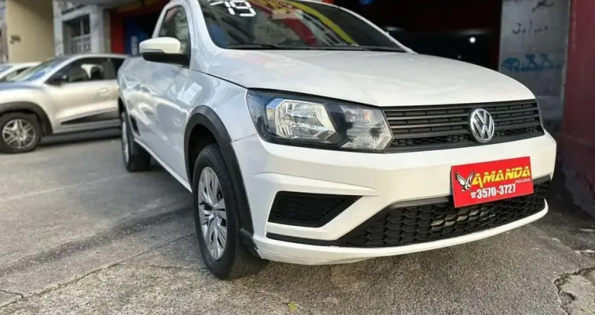 Volkswagen Saveiro TRENDLINE 1.6 T.FLEX 8V - Branca - 2019/2020