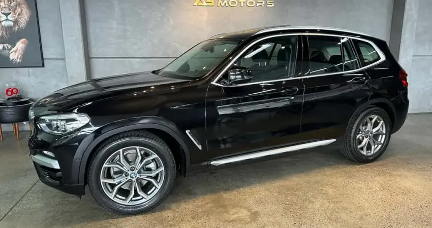BMW X3 XDRIVE 30i X-Line 2.0 Turbo 252cv Aut  - Preta - 2018/2019