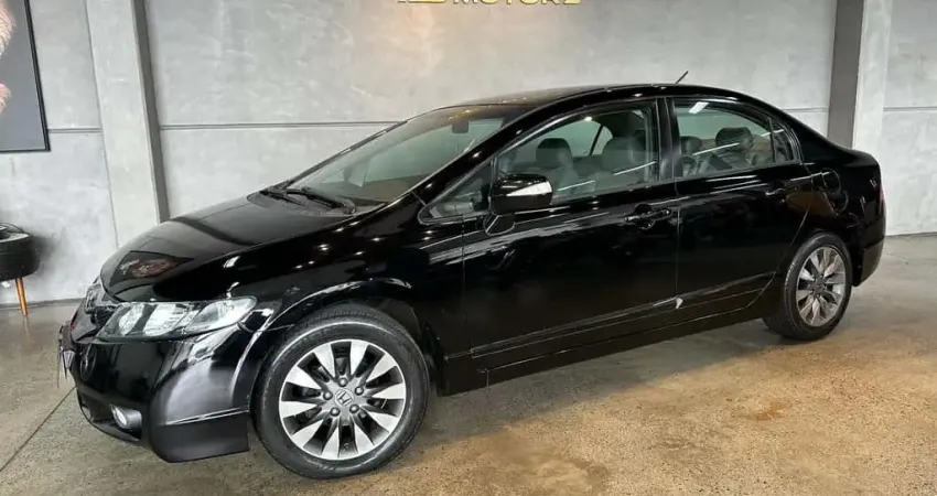 Honda Civic Sed. LXL/LXL SE 1.8 Flex 16V Mec.  - Preta - 2010/2010