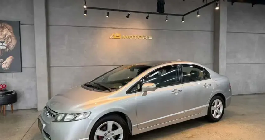 Honda Civic EXS FLEX - Prata - 2008/2008