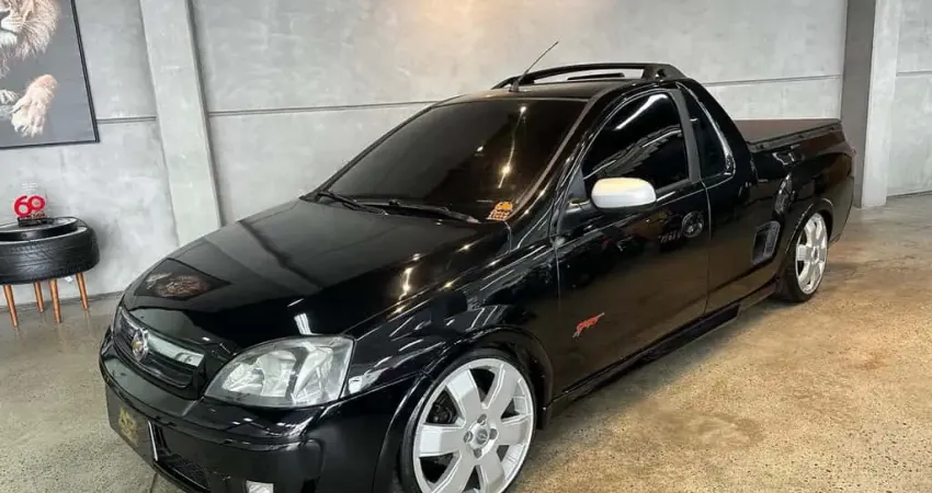 Chevrolet Montana 1.4 Sport - Preta - 2010/2010