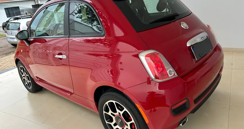 FIAT 500 SPORT AIR ANO 2012 COMPLETO COM TETO SOLAR