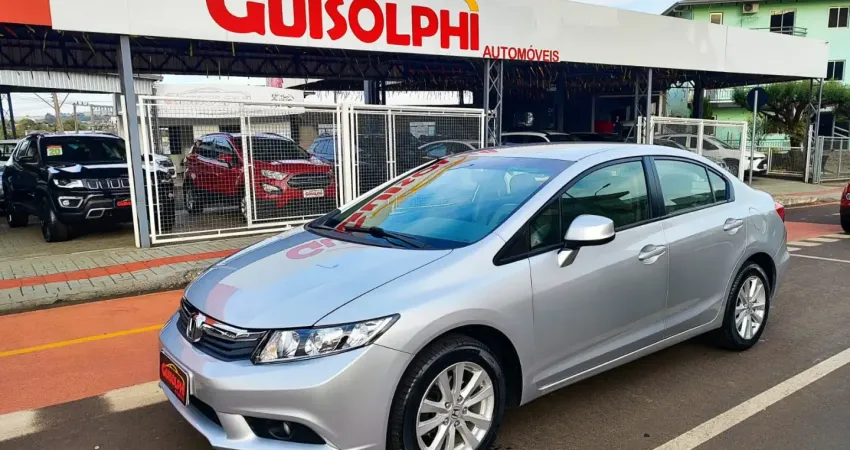 HONDA CIVIC 1.8 LXS 16V FLEX AUTOMÁTICO — 2014 - CARRO SEM DETALHES