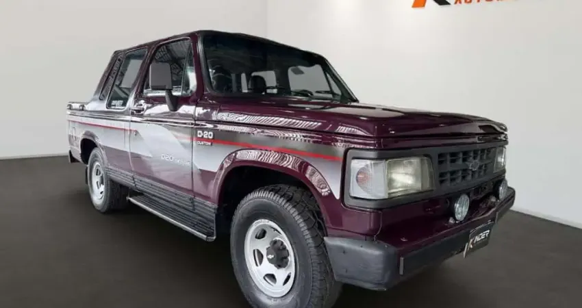CHEVROLET D-20 PICK-UP CUSTOM S 4.0 2P 1989