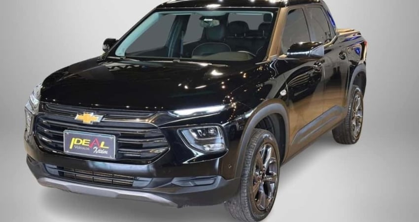 Chevrolet Montana Premier 1.2 Turbo - Preta - 2023/2023