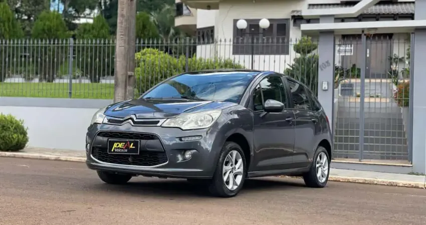 Citroën C3 Tendance 1.5  - Cinza - 2014/2015
