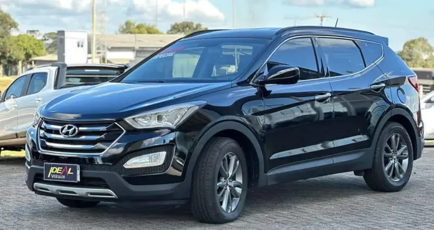 Hyundai Santa Fé GLS 3.3 V6 4X4 - Preta - 2013/2014