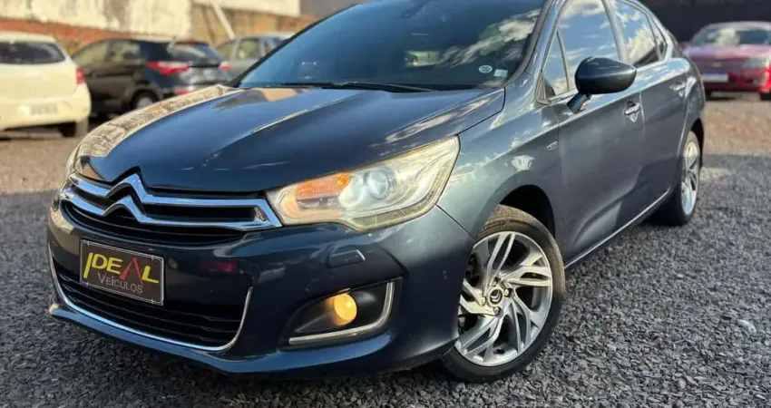 Citroën C4 Exclusive 1.6  - Azul - 2013/2014