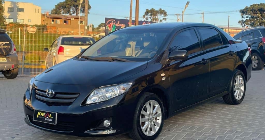 Toyota Corolla XLI 1.8 - Preta - 2009/2010
