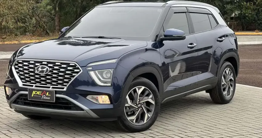 Hyundai Creta Limited 1.0 - Azul - 2022/2023