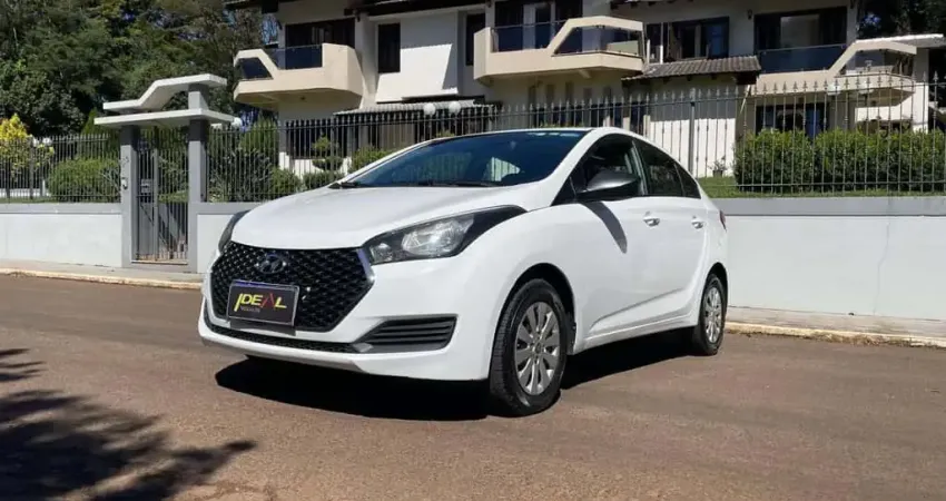 Hyundai HB20S Unique 1.0 Flex 12V Mec.  - Branca - 2019/2019