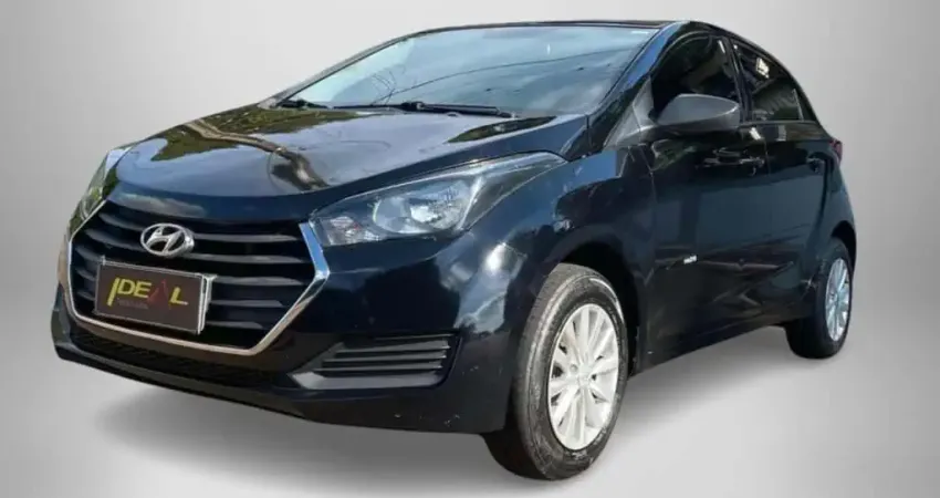 Hyundai HB20 Unique 1.0  - Preta - 2018/2019