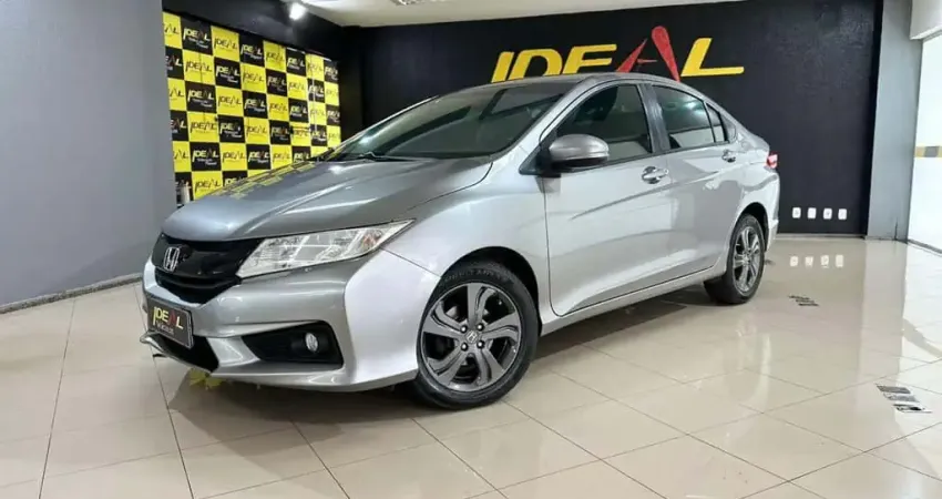 Honda City LX 1.5 - Cinza - 2015/2015