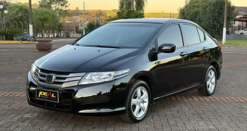 Honda City Sedan LX 1.5 Flex 16V 4p Aut.  - Preta - 2011/2012