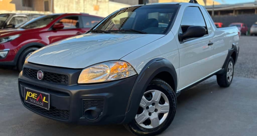 Fiat Strada Hard Working 1.4  - Branca - 2019/2020