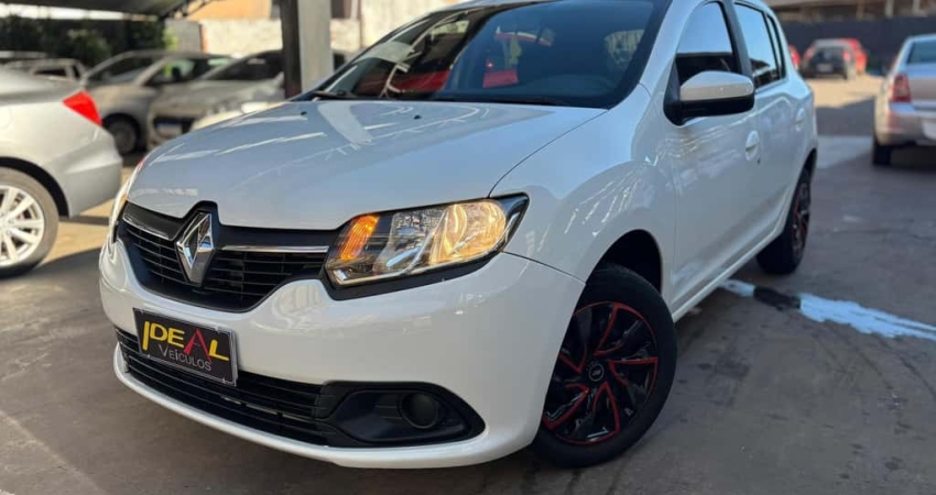 Renault Sandero Expression 1.0 - Branca - 2016/2017