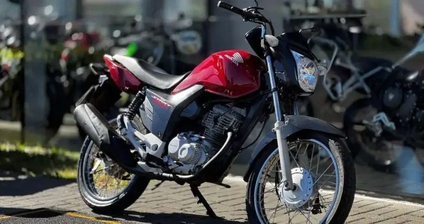 Honda CG-160 START  - Vermelha - 2018/2018