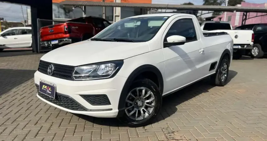 Volkswagen Saveiro Trendline - Branca - 2016/2017