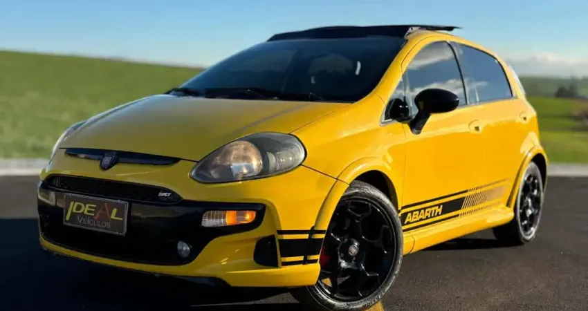 Fiat Punto 1.4 T-Jet  - Amarela - 2014/2014