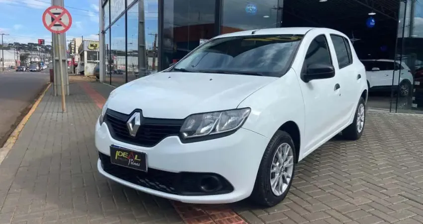 Renault Sandero Authentique  - Branca - 2017/2017