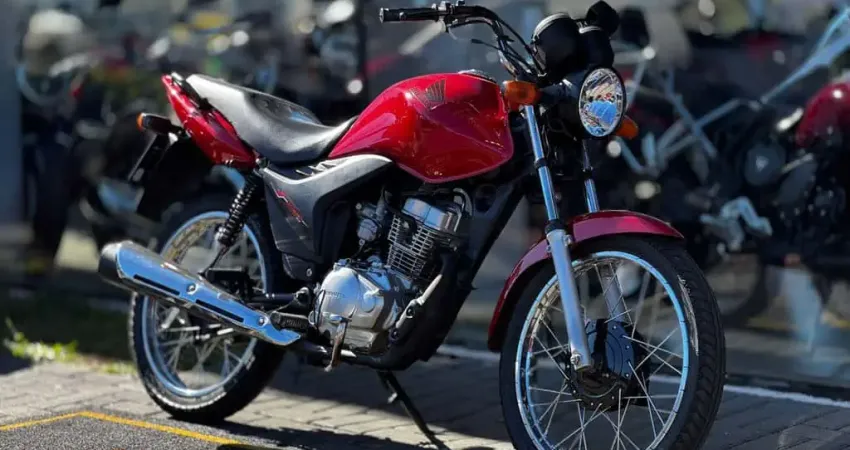 Honda CG-125 FAN ES - Vermelha - 2010/2010