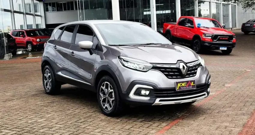 Renault Captur Iconic 1.3 TB - Cinza - 2021/2022