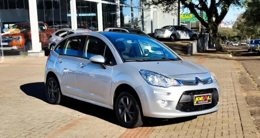 Citroën C3 Tendance 1.5 - Prata - 2015/2016