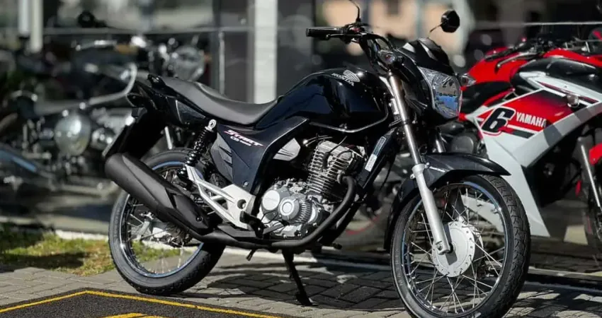 Honda CG-160 START  - Preta - 2022/2022