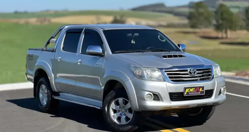Toyota Hilux CD SRV D4-D 4x4 3.0 TDI Diesel Aut  - Prata - 2011/2012