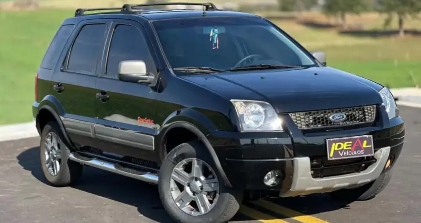 Ford EcoSport XLT 1.6 Flex 8V 5p  - Preta - 2007/2007