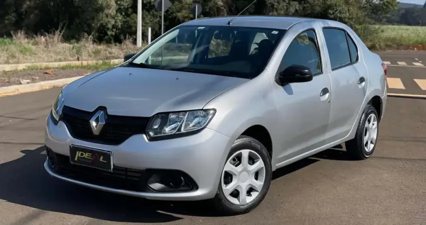 Renault Logan Authentique 1.0 - Prata - 2017/2018