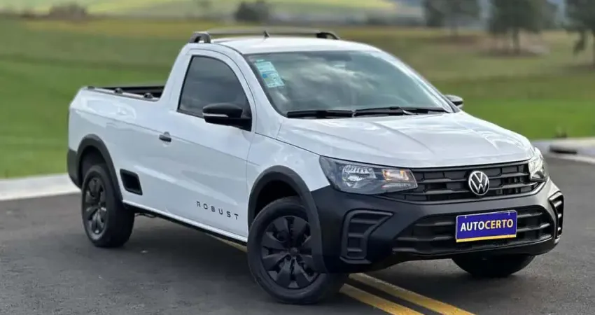 Volkswagen Saveiro Robust 1.6  - Branca - 2024/2025