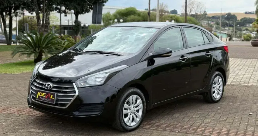 Hyundai HB20S TURBO  - Preta - 2017/2018