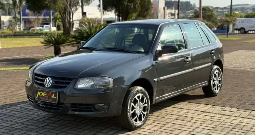 Volkswagen Gol 1.0 GIV - Cinza - 2010/2011