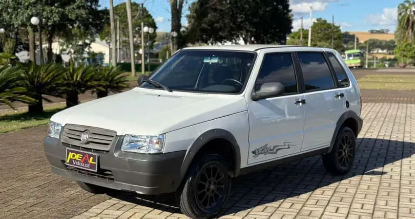 Fiat Uno Mille Way Economy - Branca - 2012/2013