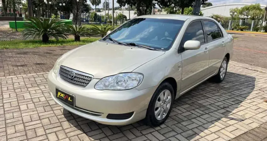 Toyota Corolla XEI 1.8 FLEX - Bege - 2007/2008