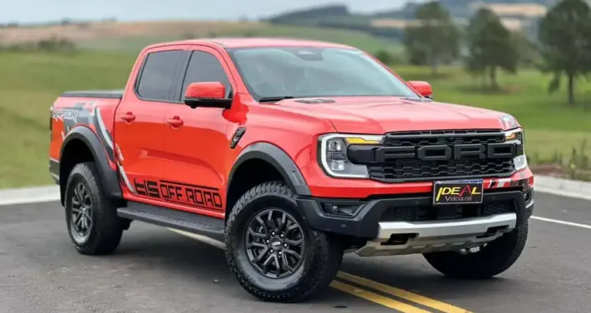 Ford Ranger Raptor 3.0 V6 Bi-Turbo - Laranja - 2023/2024
