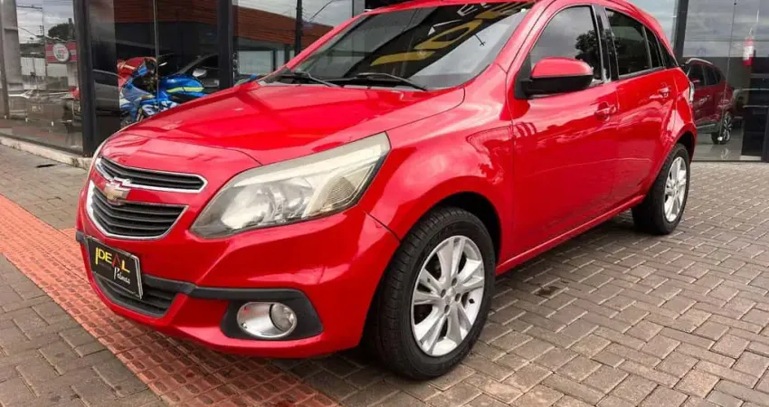 Chevrolet Agile Ltz 1.4 - Vermelha - 2013/2014