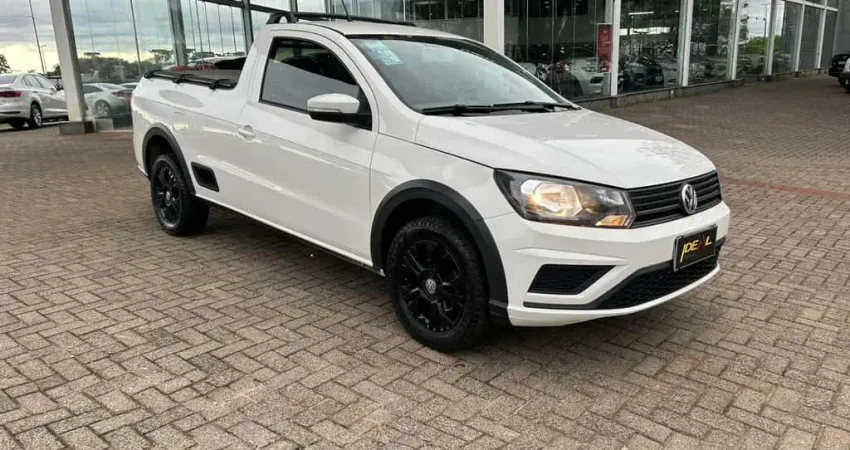 Volkswagen Saveiro 1.6 TRENDLINE TOTAL FLEX  - Branca - 2021/2022