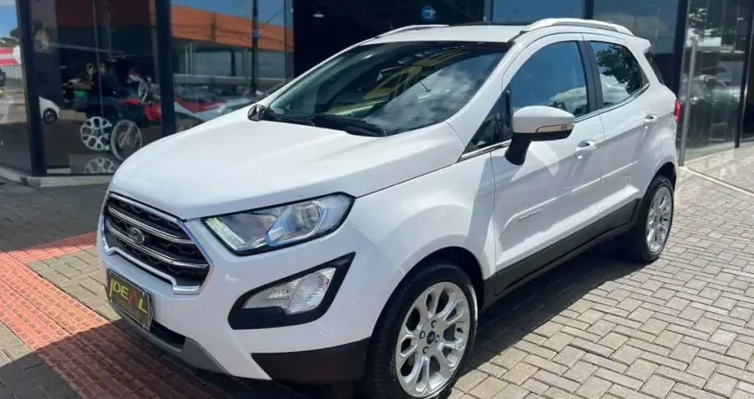 Ford EcoSport Titanium  - Branca - 2020/2021