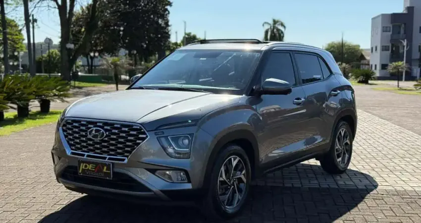 Hyundai Creta Platinum - Cinza - 2021/2022