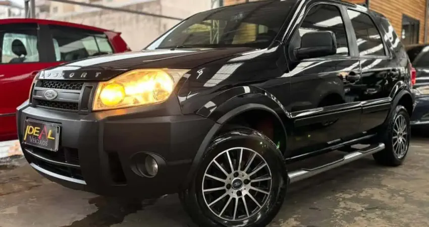 Ford EcoSport XLS 1.6 - Preta - 2008/2008