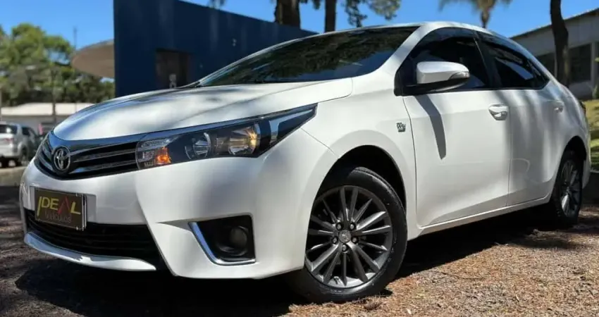 Toyota Corolla XEi 2.0 Flex  - Branca - 2014/2015
