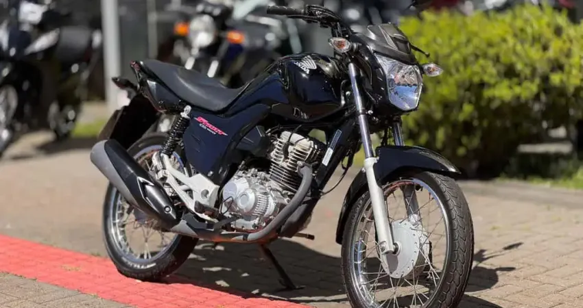 Honda CG-160 START - Preta - 2024/2024