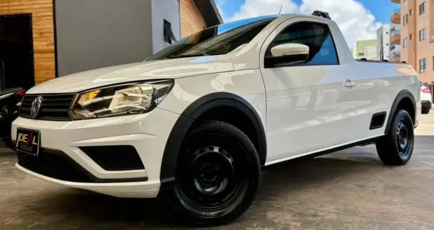 Volkswagen Saveiro Trendline 1.6  - Branca - 2018/2019